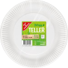 gg pappteller 23cm weiss 20er