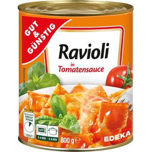 gg ravioli in tomate 800g